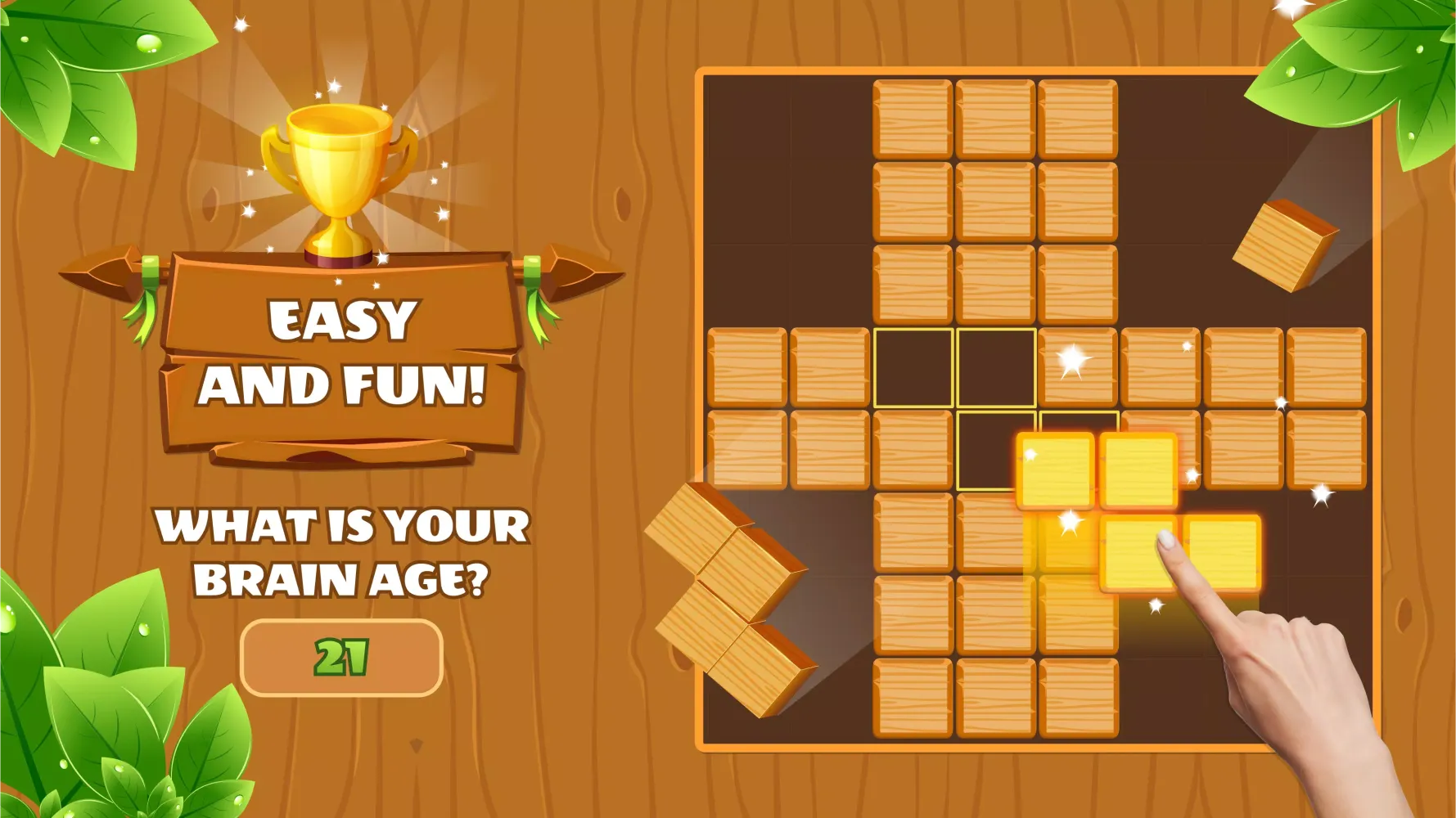 Woody Block Puzzle: Wood Game 스크린샷