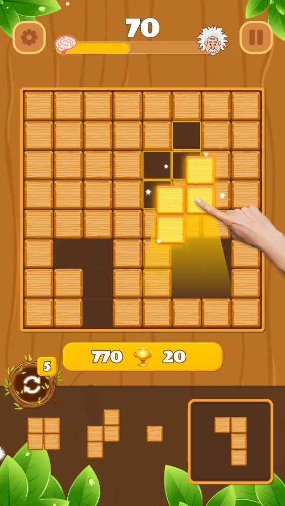 Woody Block Puzzle: Wood Game 스크린샷