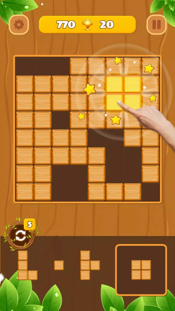 Woody Block Puzzle: Wood Game 스크린샷