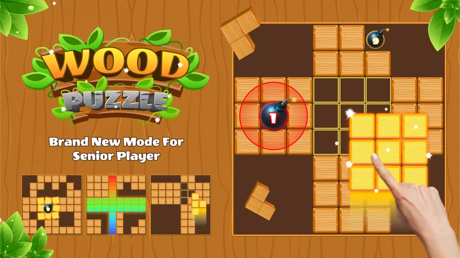 Woody Block Puzzle: Wood Game 스크린샷