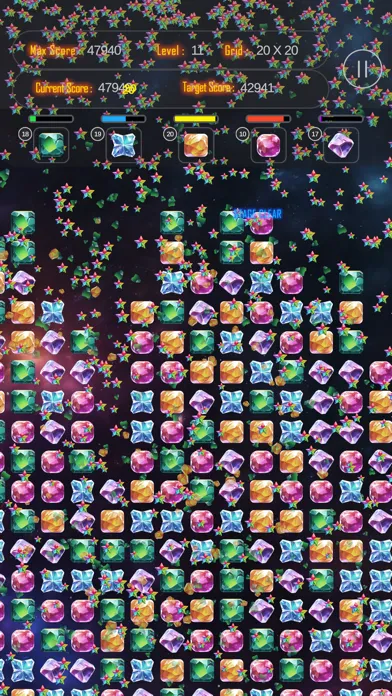 Capturas de tela do Pop Star Never Stop