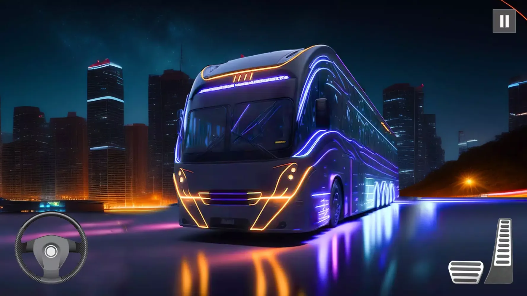 Zrzuty ekranu Electric Bus : City Bus Games