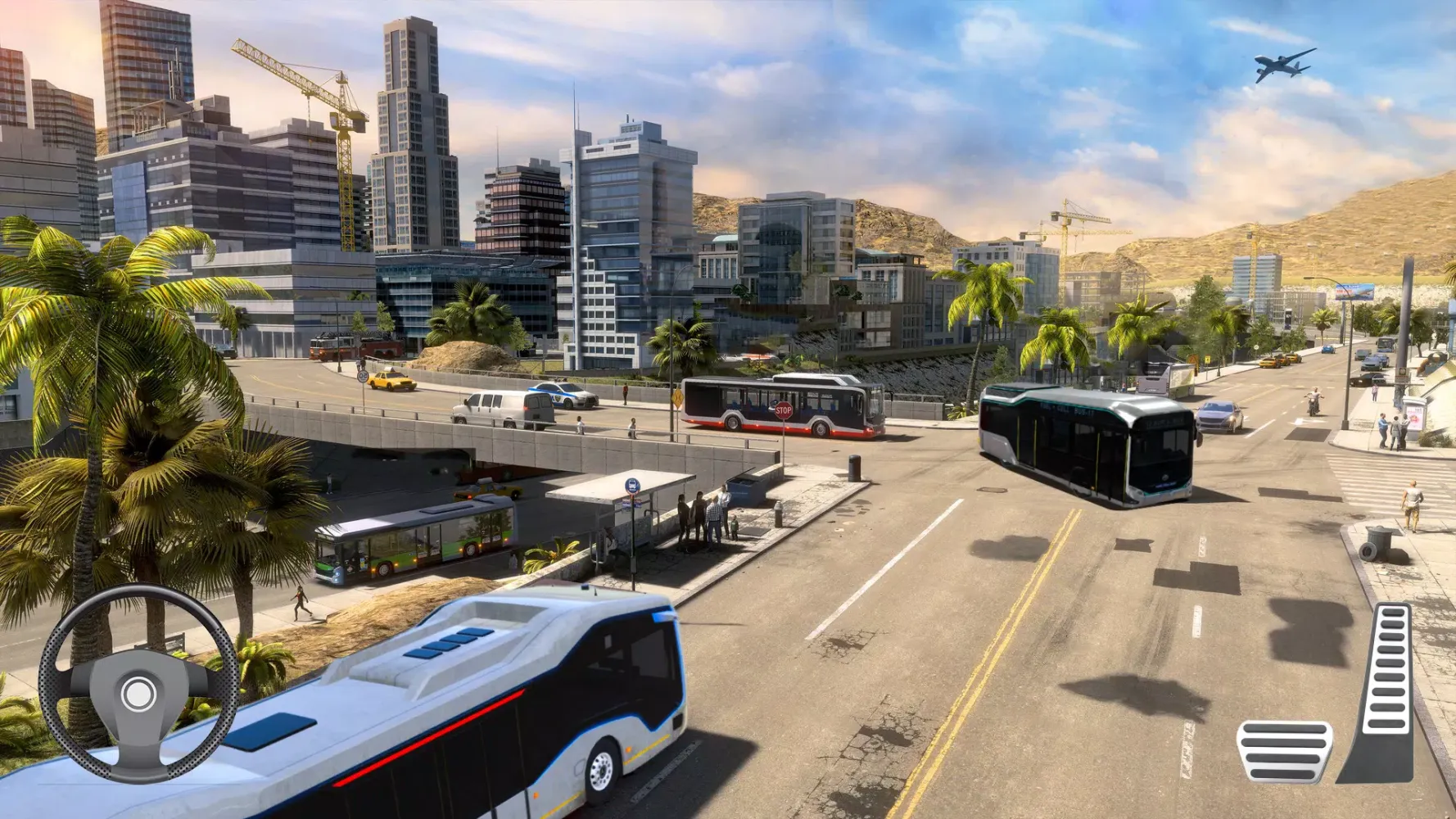 Zrzuty ekranu Electric Bus : City Bus Games