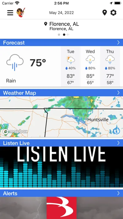 KIX96 Weather स्क्रीनशॉट