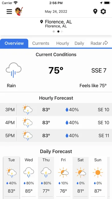 KIX96 Weather स्क्रीनशॉट