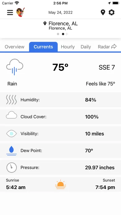 KIX96 Weather स्क्रीनशॉट