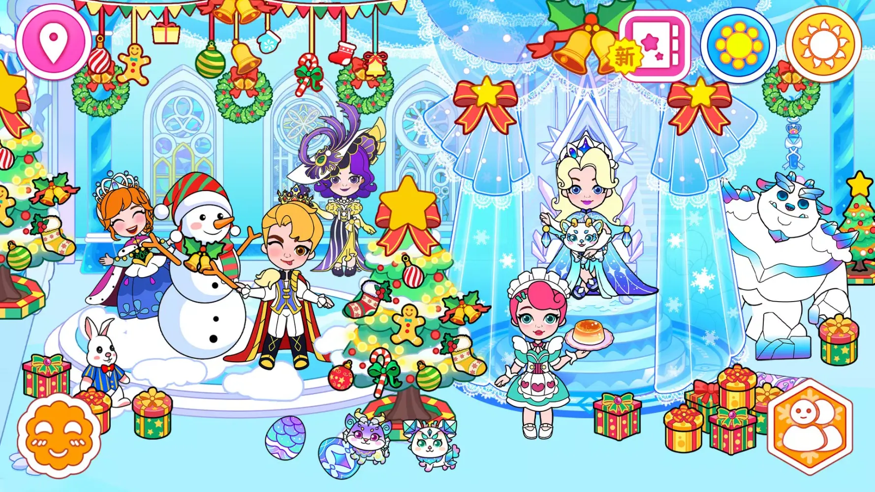 ภาพหน้าจอของ Ice Princess World Castle Life