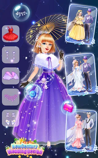 Century Wedding dressup Design Screenshots