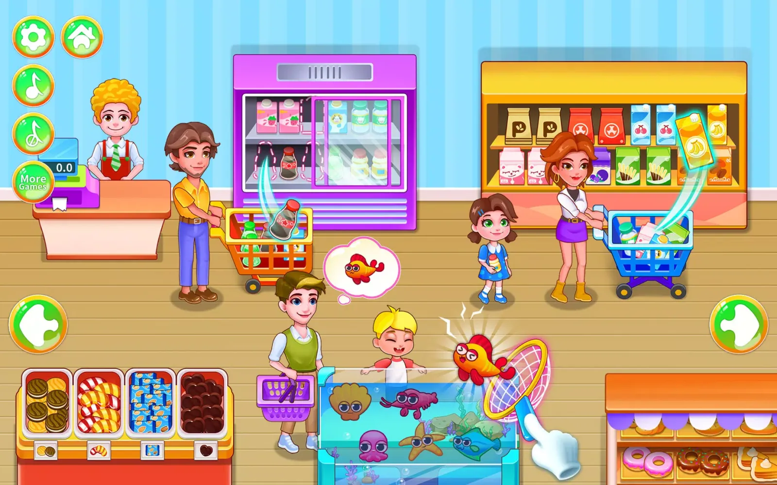 Supermarket Go Shopping Screenshots