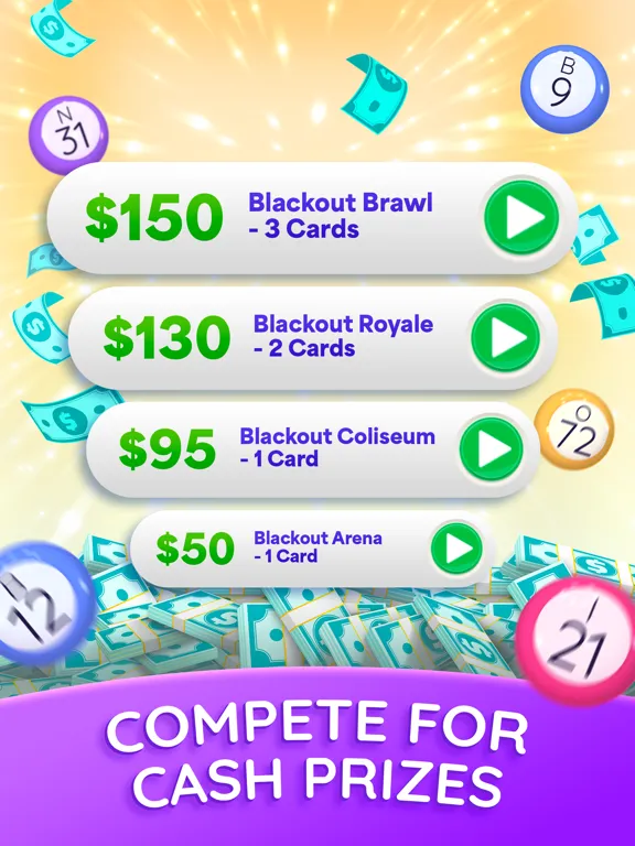 Blackout Bingo - Win Real Cash iPad  سکرین شاٹس