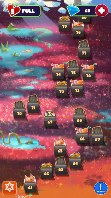 Paper Animal Match 3 Games سکرین شاٹس