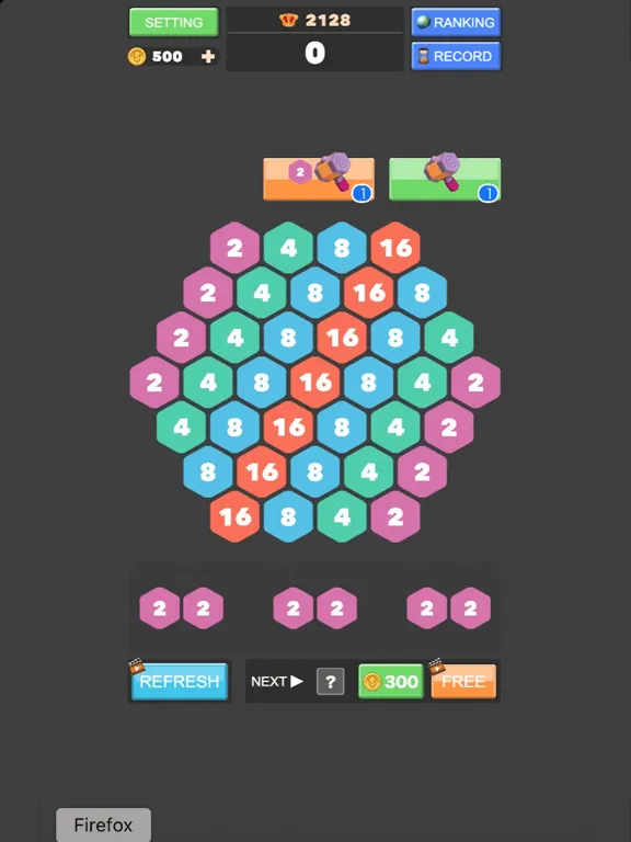 Capturas de tela do 2048 - Merge Number Puzzle iPad 