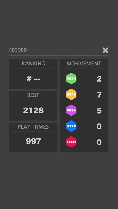 Capturas de tela do 2048 - Merge Number Puzzle