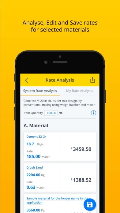 Rate Analysis應用截圖