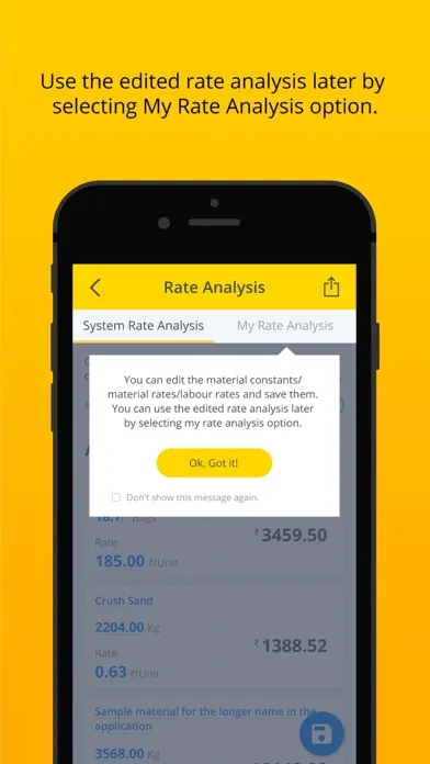 Rate Analysis應用截圖