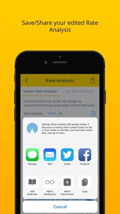 Rate Analysis應用截圖