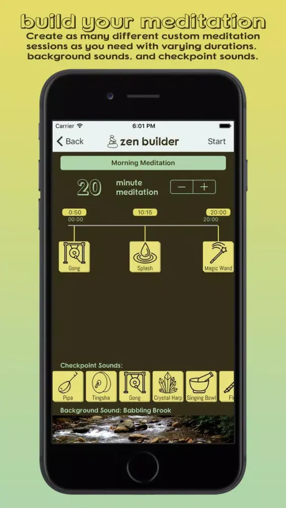 Zen Builder - Meditation & Relaxation Timer スクリーンショット