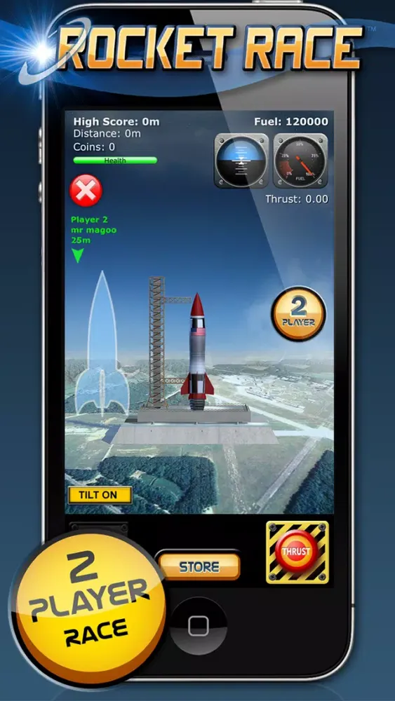 Ảnh chụp màn hình của Rocket Race Multiplayer