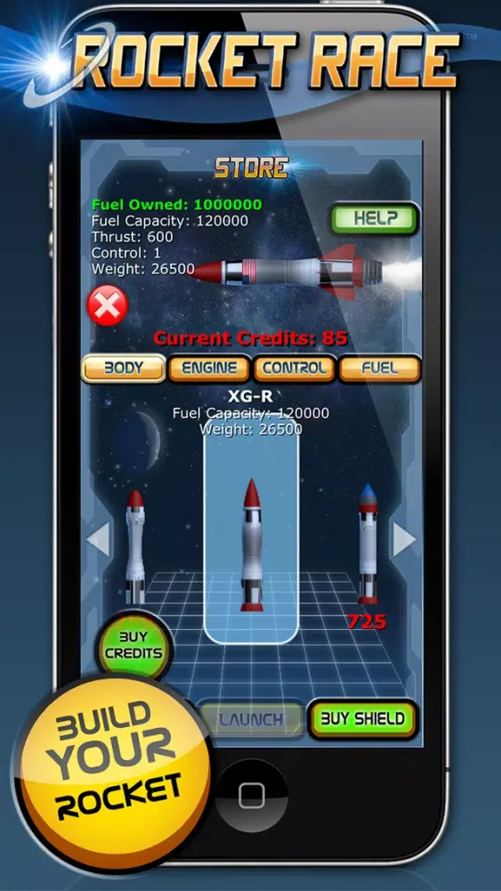 Ảnh chụp màn hình của Rocket Race Multiplayer