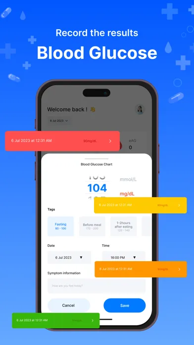 Screenshot di Blood Sugar - Glucose Tracker