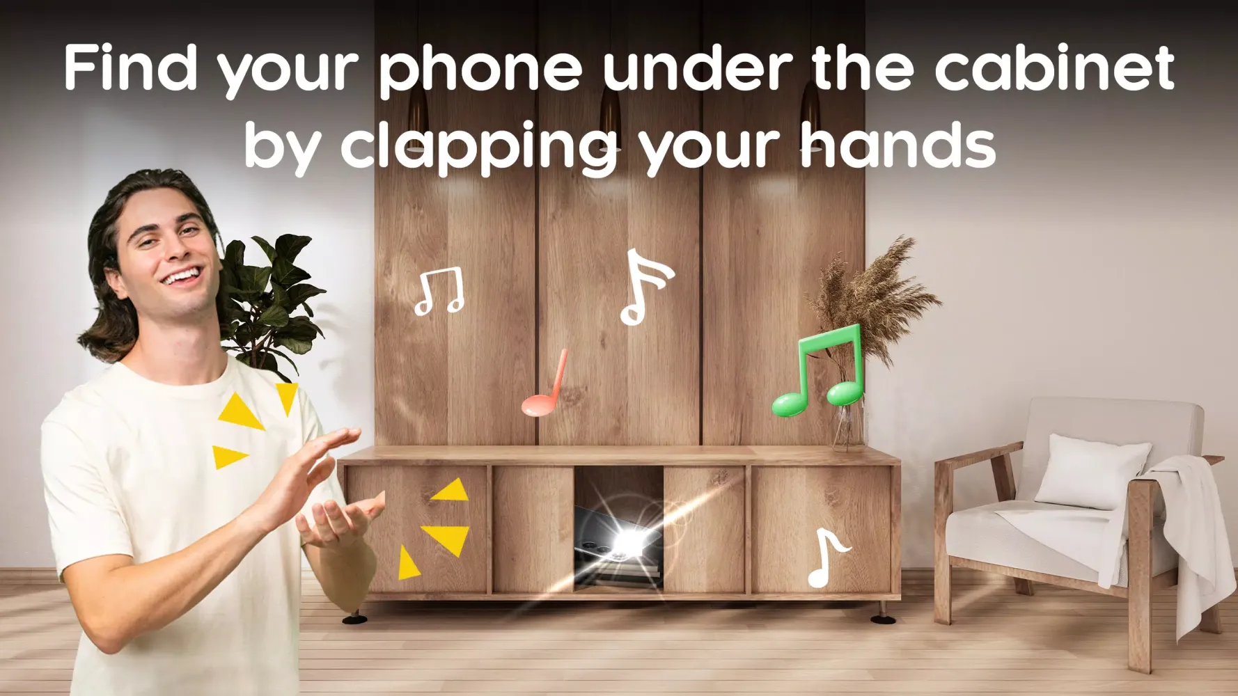 Zrzuty ekranu Find Phone by Clap, Whistle
