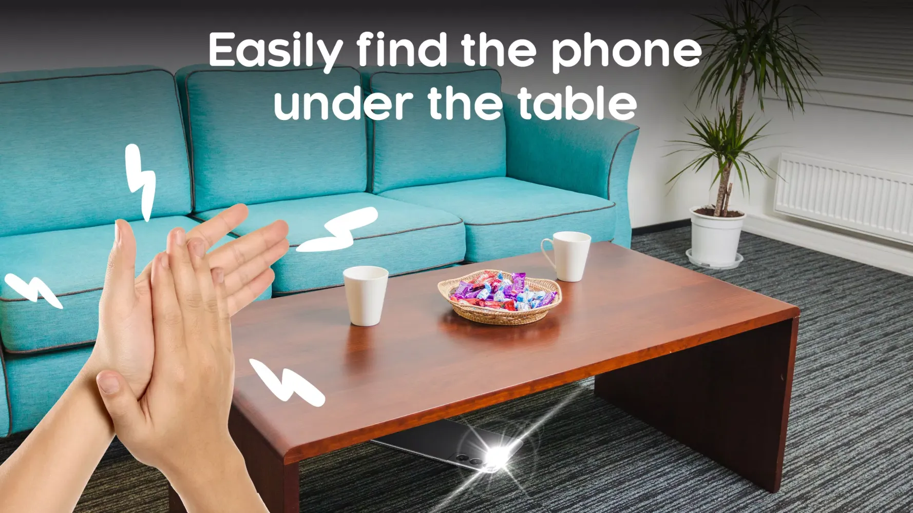 Zrzuty ekranu Find Phone by Clap, Whistle