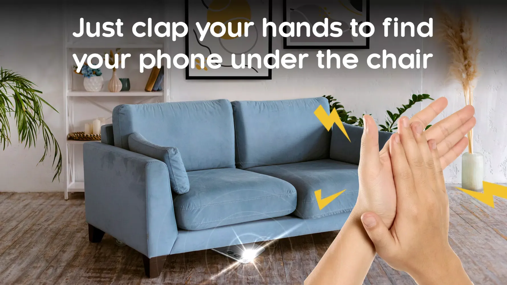 Zrzuty ekranu Find Phone by Clap, Whistle