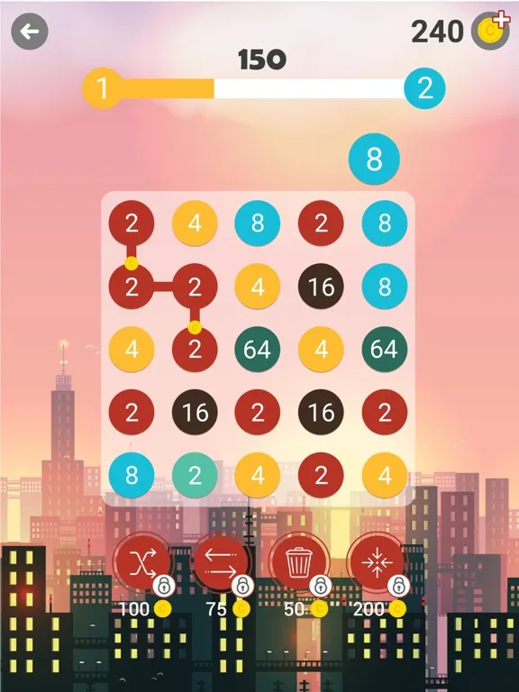 248: Number Connect 2248 iPad  スクリーンショット