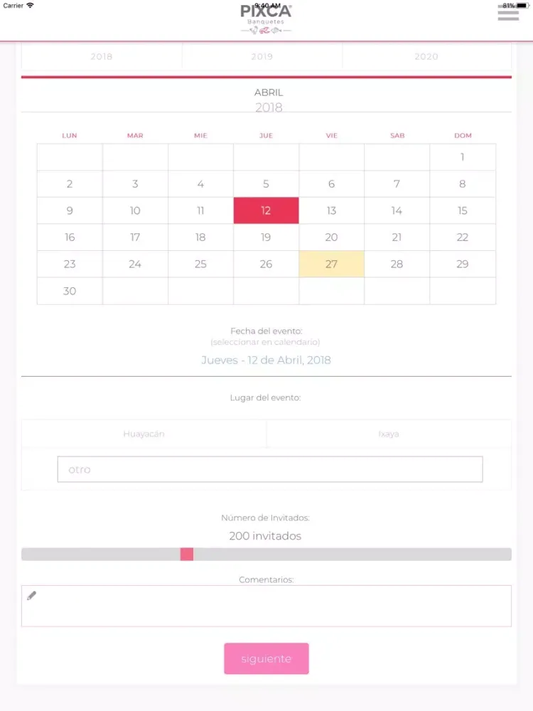 Pixca iPad  スクリーンショット