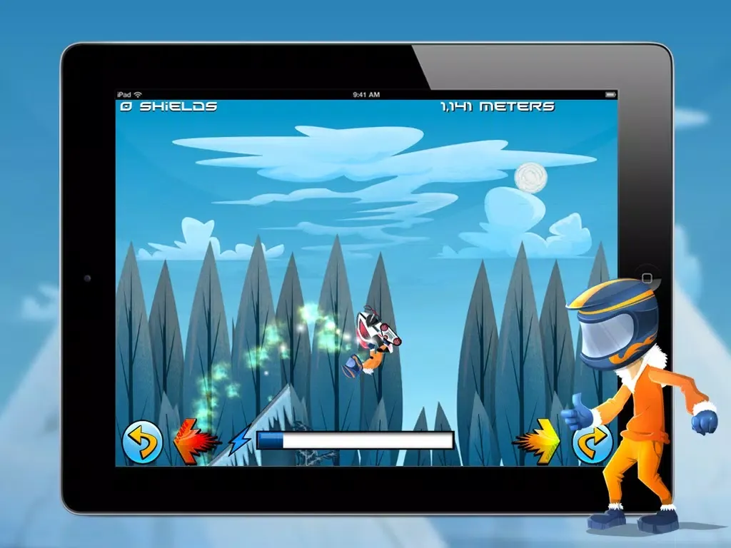 Скриншоты Skater Skape Winter iPad 