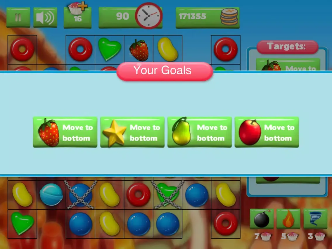 Candy Fire Mania-HD iPad  স্ক্রিনশট