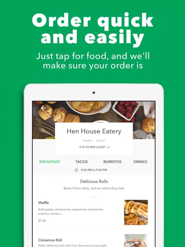 Captures d'écran de Boogabites - Food Delivery iPad 