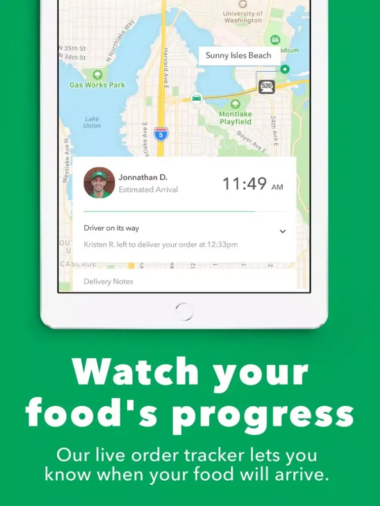 Captures d'écran de Boogabites - Food Delivery iPad 