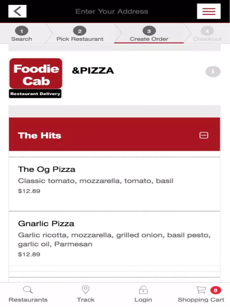 Capturas de pantalla de Foodie Cab iPad 
