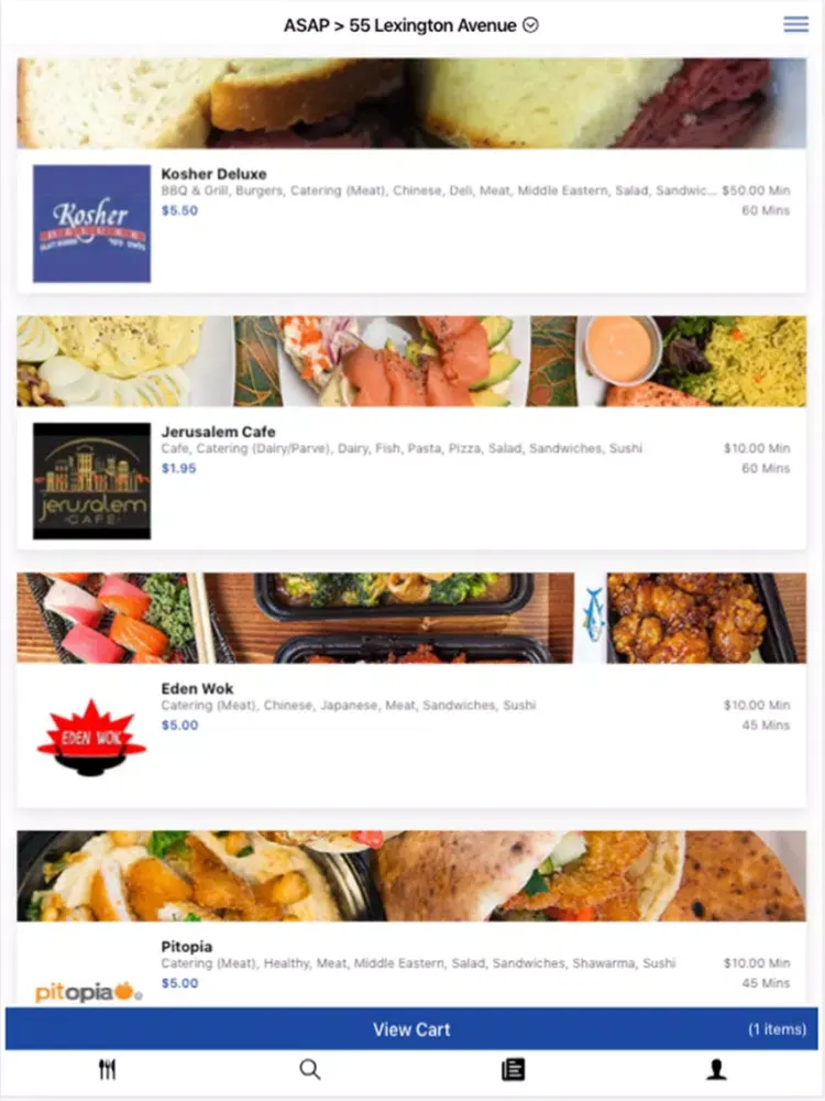 Get Kosher - Order Kosher Food iPad  স্ক্রিনশট