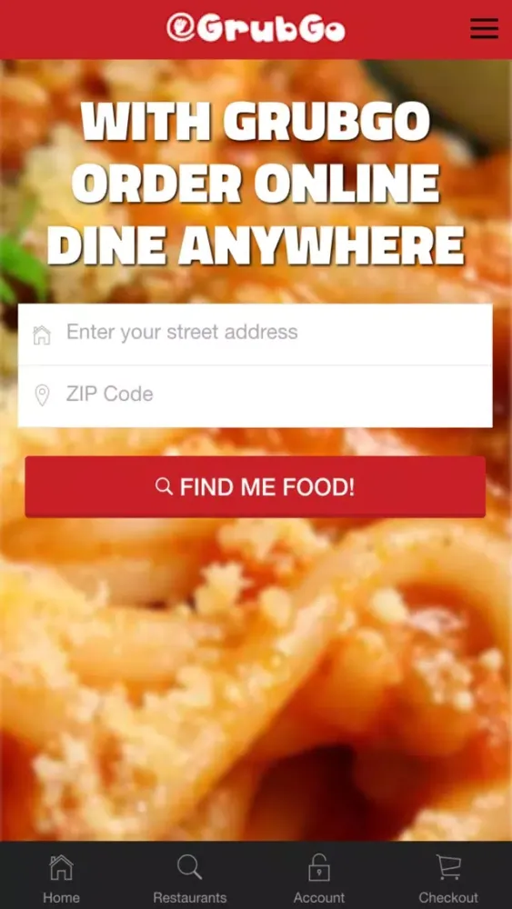GrubGo Restaurant Delivery Service应用截图