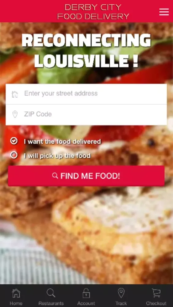 Derby City Food Delivery Restaurant Delivery Service 스크린샷