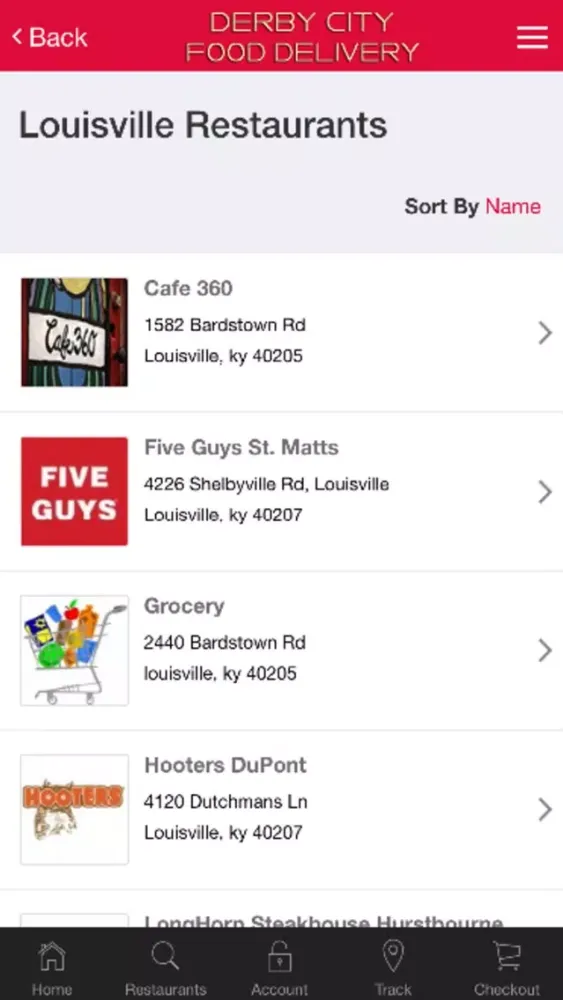 Derby City Food Delivery Restaurant Delivery Service 스크린샷