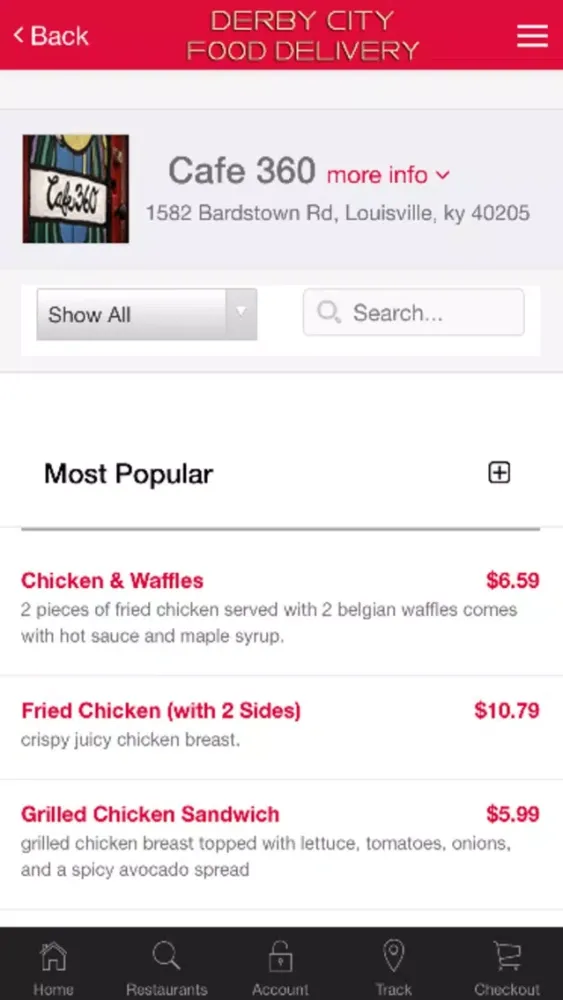 Derby City Food Delivery Restaurant Delivery Service 스크린샷