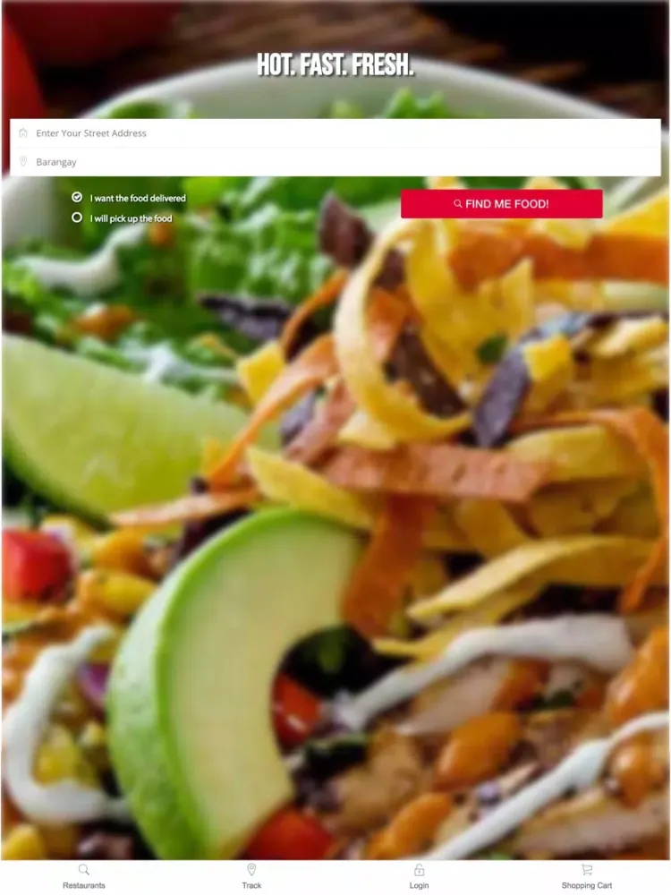 twoanyone Delivery Service iPad  سکرین شاٹس