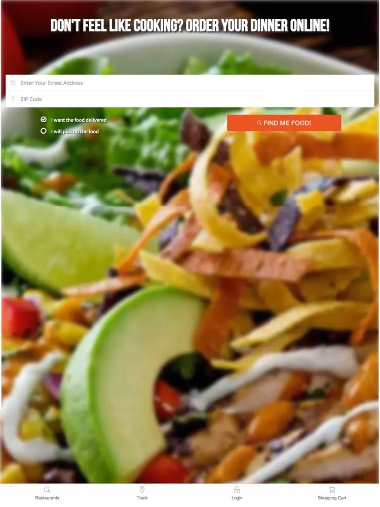 Zrzuty ekranu Give Me Delivery San Diego iPad 