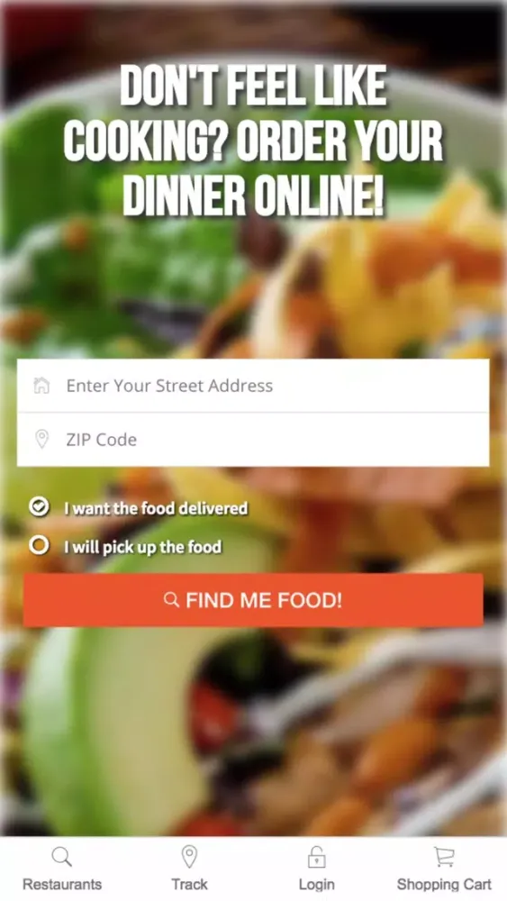 Zrzuty ekranu Give Me Delivery San Diego