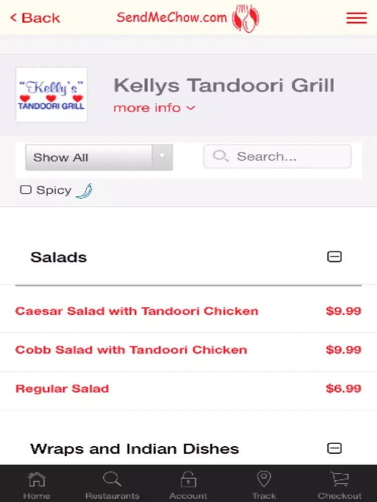 Send Me Chow Restaurant Delivery Service iPad  سکرین شاٹس