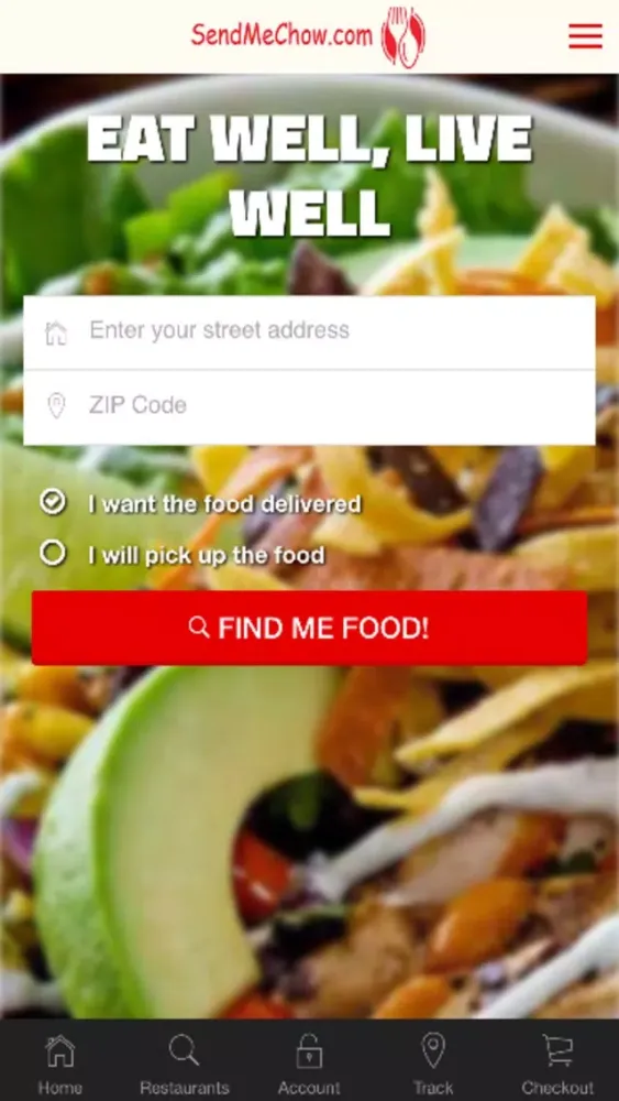 Send Me Chow Restaurant Delivery Service سکرین شاٹس