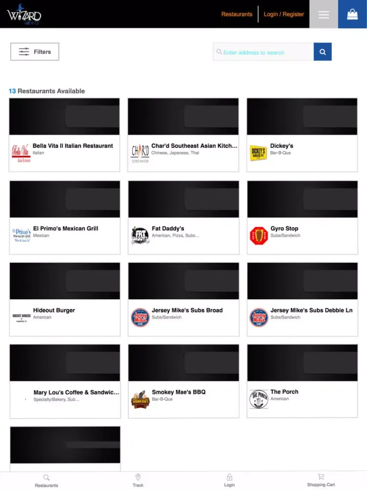 Wizard Eats iPad Screenshots