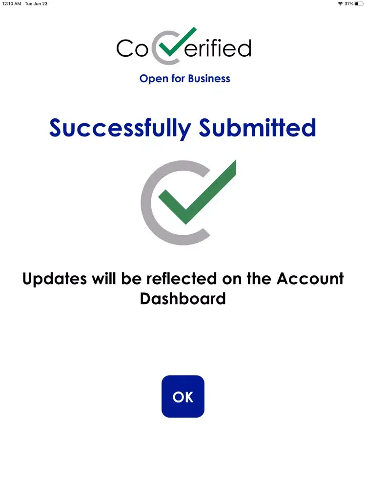 Coverified iPad  स्क्रीनशॉट