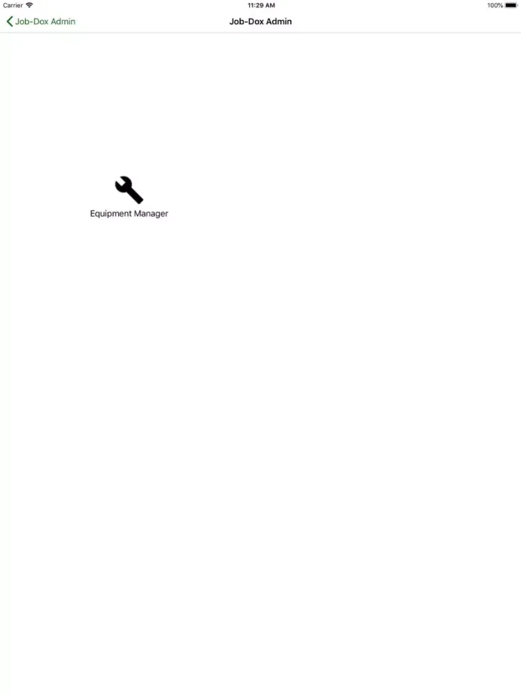 Capturas de pantalla de Job-Dox Admin iPad 