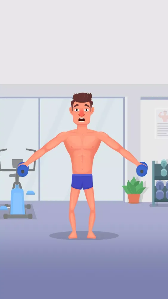 Muscle Man Clicker-Gym Workout Screenshots