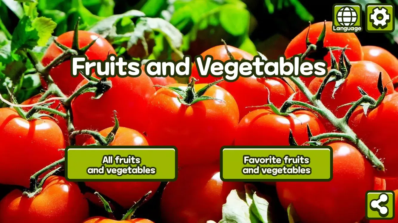 Captures d'écran de Fruits and Vegetables