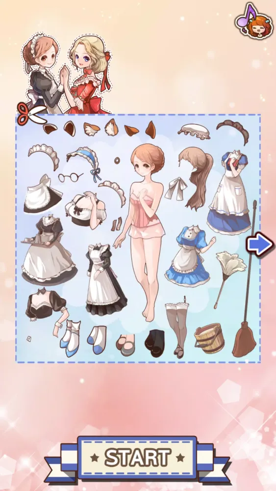 Tangkapan skrin Paper Doll